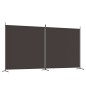 vidaXL 2-tlg. Paravent Braun 348x180 cm Stoff vidaXL 2-tlg. Paravent Braun 348x180 cm Stoff