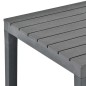 vidaXL Gartentisch Anthrazit 78 x 78 x 72 cm Kunststoff vidaXL Gartentisch Anthrazit 78 x 78 x 72 cm Kunststoff