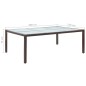 vidaXL Garten-Esstisch Braun 200x150x74 cm Poly Rattan vidaXL Garten-Esstisch Braun 200x150x74 cm Poly Rattan