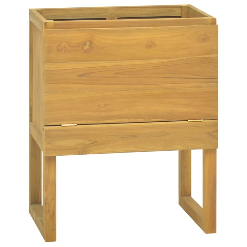 vidaXL Badschrank 60x45x75 cm Massivholz Teak vidaXL Badschrank 60x45x75 cm Massivholz Teak