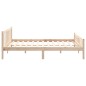 vidaXL Massivholzbett 140x200 cm vidaXL Massivholzbett 140x200 cm