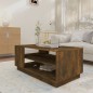 vidaXL Couchtisch Räuchereiche 102x55x43 cm Holzwerkstoff vidaXL Couchtisch Räuchereiche 102x55x43 cm Holzwerkstoff