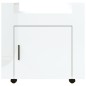 vidaXL Bürowagen Hochglanz-Weiß 60x45x60 cm Holzwerkstoff vidaXL Bürowagen Hochglanz-Weiß 60x45x60 cm Holzwerkstoff