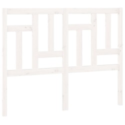 vidaXL Kopfteil Weiß 125,5x4x100 cm Massivholz Kiefer