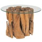 vidaXL Couchtisch Massivholz Teak Treibholz 60 cm vidaXL Couchtisch Massivholz Teak Treibholz 60 cm