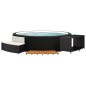 Whirlpool-Umrandung Schwarz Poly-Rattan und Massivholz Akazie Whirlpool-Umrandung Schwarz Poly-Rattan und Massivholz Akazie