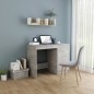vidaXL Schreibtisch Betongrau 100x50x76 cm Holzwerkstoff vidaXL Schreibtisch Betongrau 100x50x76 cm Holzwerkstoff
