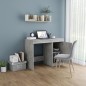 vidaXL Schreibtisch Betongrau 100x50x76 cm Holzwerkstoff vidaXL Schreibtisch Betongrau 100x50x76 cm Holzwerkstoff
