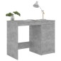 vidaXL Schreibtisch Betongrau 100x50x76 cm Holzwerkstoff vidaXL Schreibtisch Betongrau 100x50x76 cm Holzwerkstoff