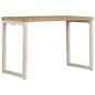 vidaXL Esstisch 115 x 55 x 76 cm Massivholz Mango und Stahl vidaXL Esstisch 115 x 55 x 76 cm Massivholz Mango und Stahl