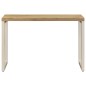 vidaXL Esstisch 115 x 55 x 76 cm Massivholz Mango und Stahl vidaXL Esstisch 115 x 55 x 76 cm Massivholz Mango und Stahl