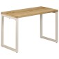 vidaXL Esstisch 115 x 55 x 76 cm Massivholz Mango und Stahl vidaXL Esstisch 115 x 55 x 76 cm Massivholz Mango und Stahl