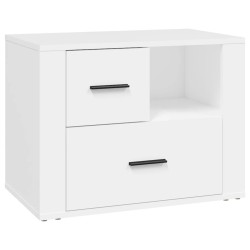vidaXL Nachttisch Weiß 60x36x45 cm Holzwerkstoff