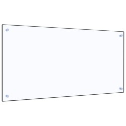 vidaXL Küchenrückwand Transparent 100×50 cm Hartglas