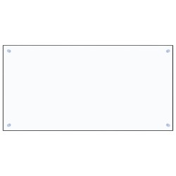 vidaXL Küchenrückwand Transparent 100×50 cm Hartglas