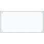 vidaXL Küchenrückwand Transparent 100×50 cm Hartglas vidaXL Küchenrückwand Transparent 100×50 cm Hartglas