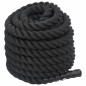 vidaXL Kampfseil Schwarz 15 m 11 kg Polyester vidaXL Kampfseil Schwarz 15 m 11 kg Polyester