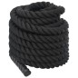 vidaXL Kampfseil Schwarz 15 m 11 kg Polyester vidaXL Kampfseil Schwarz 15 m 11 kg Polyester