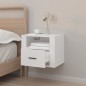 vidaXL Wand-Nachttisch Weiß 50x36x40 cm vidaXL Wand-Nachttisch Weiß 50x36x40 cm