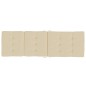 vidaXL Liegestuhl-Auflagen 2 Stk. Beige Oxford-Gewebe vidaXL Liegestuhl-Auflagen 2 Stk. Beige Oxford-Gewebe