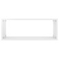 vidaXL Würfelregale 2 Stk. Hochglanz-Weiß 60x15x23 cm Holzwerkstoff vidaXL Würfelregale 2 Stk. Hochglanz-Weiß 60x15x23 cm Holzwerkstoff