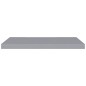 vidaXL Schweberegale 2 Stk. Grau 80x23,5x3,8 cm MDF vidaXL Schweberegale 2 Stk. Grau 80x23,5x3,8 cm MDF