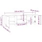 vidaXL TV-Schrank Räuchereiche 150x30x50 cm Holzwerkstoff vidaXL TV-Schrank Räuchereiche 150x30x50 cm Holzwerkstoff