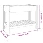 vidaXL Garten-Hochbeet mit Ablage Grau 100x50x75 cm WPC vidaXL Garten-Hochbeet mit Ablage Grau 100x50x75 cm WPC
