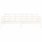 vidaXL Tagesbett Weiß Massivholz Kiefer 90x190 cm vidaXL Tagesbett Weiß Massivholz Kiefer 90x190 cm
