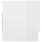 vidaXL Kleiderschrank Hochglanz-Weiß 70x32,5x35 cm Holzwerkstoff vidaXL Kleiderschrank Hochglanz-Weiß 70x32,5x35 cm Holzwerkstoff