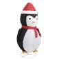 vidaXL Weihnachtsdekoration Pinguin-Figur LED Luxus-Gewebe 180 cm vidaXL Weihnachtsdekoration Pinguin-Figur LED Luxus-Gewebe 180 cm