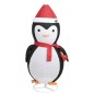 vidaXL Weihnachtsdekoration Pinguin-Figur LED Luxus-Gewebe 180 cm vidaXL Weihnachtsdekoration Pinguin-Figur LED Luxus-Gewebe 180 cm