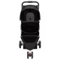 vidaXL Hundewagen Faltbar Schwarz 80x46x98 cm Oxford-Gewebe vidaXL Hundewagen Faltbar Schwarz 80x46x98 cm Oxford-Gewebe