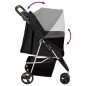 vidaXL Hundewagen Faltbar Schwarz 80x46x98 cm Oxford-Gewebe vidaXL Hundewagen Faltbar Schwarz 80x46x98 cm Oxford-Gewebe