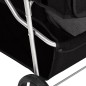 vidaXL Hundewagen Faltbar Schwarz 80x46x98 cm Oxford-Gewebe vidaXL Hundewagen Faltbar Schwarz 80x46x98 cm Oxford-Gewebe