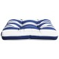 Palettenkissen Blau Weiß Gestreift 60x60x12 cm Stoff Palettenkissen Blau Weiß Gestreift 60x60x12 cm Stoff