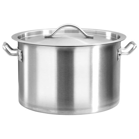 vidaXL Suppentopf 32 L 40×26 cm Edelstahl