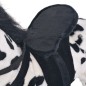 vidaXL Plüschtier Stehend Pferd Schwarz und Weiß XXL vidaXL Plüschtier Stehend Pferd Schwarz und Weiß XXL