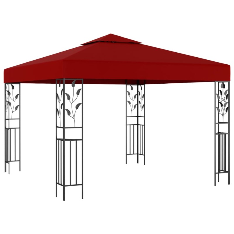 vidaXL Pavillon 3x3 m Weinrot vidaXL Pavillon 3x3 m Weinrot