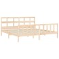 Massivholzbett mit Kopfteil 200x200 cm Massivholzbett mit Kopfteil 200x200 cm
