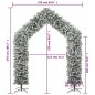 vidaXL Weihnachtsgirlande Beschneit 270 cm vidaXL Weihnachtsgirlande Beschneit 270 cm
