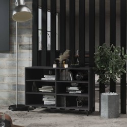 vidaXL Sideboard Hochglanz-Grau 103,5x35x70 cm Holzwerkstoff