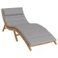 Sonnenliegen-Auflage Grau 180x60x3 cm Oxford-Gewebe Sonnenliegen-Auflage Grau 180x60x3 cm Oxford-Gewebe