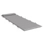 Sonnenliegen-Auflage Grau 180x60x3 cm Oxford-Gewebe Sonnenliegen-Auflage Grau 180x60x3 cm Oxford-Gewebe