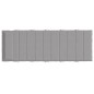 Sonnenliegen-Auflage Grau 180x60x3 cm Oxford-Gewebe Sonnenliegen-Auflage Grau 180x60x3 cm Oxford-Gewebe