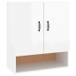 vidaXL Wandschrank Hochglanz-Weiß 60x31x70 cm Holzwerkstoff vidaXL Wandschrank Hochglanz-Weiß 60x31x70 cm Holzwerkstoff