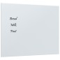 vidaXL Magnettafel Wandmontage Weiß 50x40 cm Hartglas vidaXL Magnettafel Wandmontage Weiß 50x40 cm Hartglas