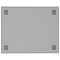 vidaXL Magnettafel Wandmontage Weiß 50x40 cm Hartglas vidaXL Magnettafel Wandmontage Weiß 50x40 cm Hartglas