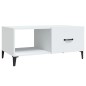 vidaXL Couchtisch Weiß 90x50x40 cm Holzwerkstoff vidaXL Couchtisch Weiß 90x50x40 cm Holzwerkstoff