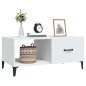 vidaXL Couchtisch Weiß 90x50x40 cm Holzwerkstoff vidaXL Couchtisch Weiß 90x50x40 cm Holzwerkstoff